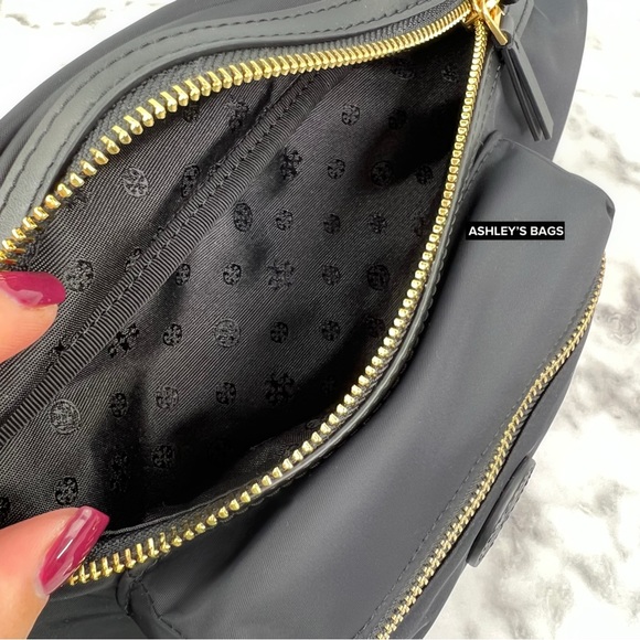 Tory Burch Nylon Belt Bag Fanny Pack In Black - Picture 5 of 8